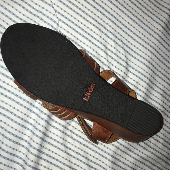 Täōs wedge sandals. style:tradition color:cognac - Picture 5 of 5